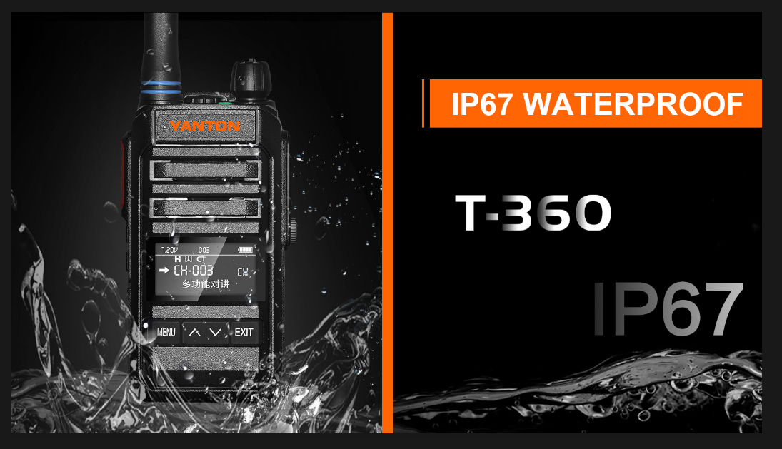 Коммерческая рация Т-360 получила сертификат водонепроницаемости IP67