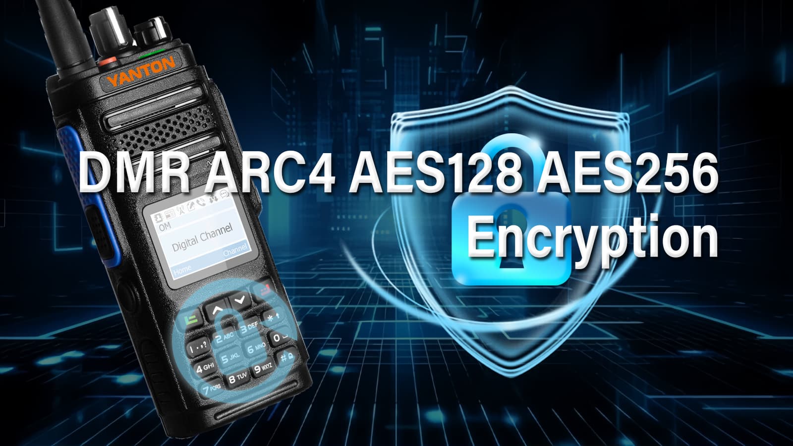 DMR ARC4 AES128 AES256 Шифрование