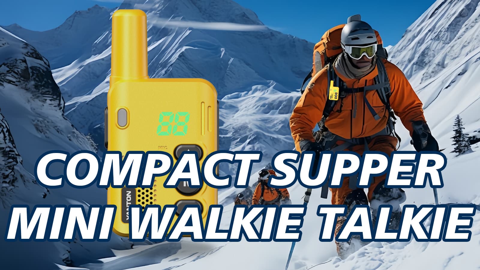 COMPACT SUPPER MINI WALKIE TALKIE